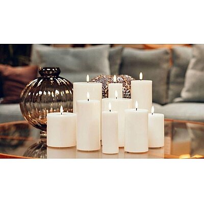 Deluxe Home Krem Rengi Mum 7,5*10 cm (DE RF-0108) - Deluxe Home