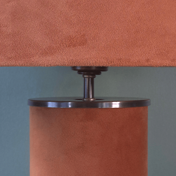  Terracotta Copper Abajur - 4