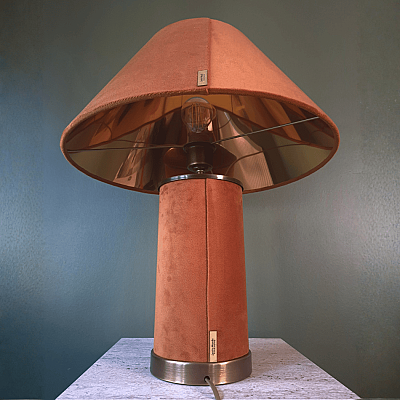  Terracotta Copper Abajur - 5