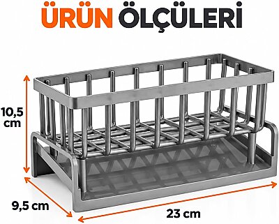 Tezgah Üstü Plastik Organizer (AMZ25) - 5