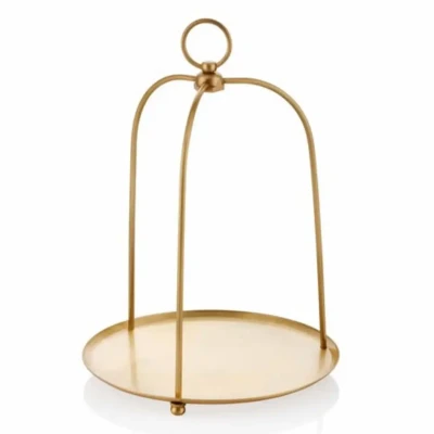 The Mia Brass Pirinç Sunum & Servis Tepsisi 26 x 21 Cm (BRS0110) - 2