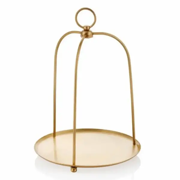 The Mia Brass Pirinç Sunum & Servis Tepsisi 26 x 21 Cm (BRS0110) - 2