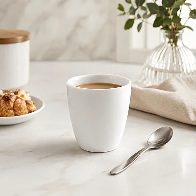 The Mia Cotta Limoges Konik Kupa Beyaz 150 ml (CTT0010) - The Mia (1)