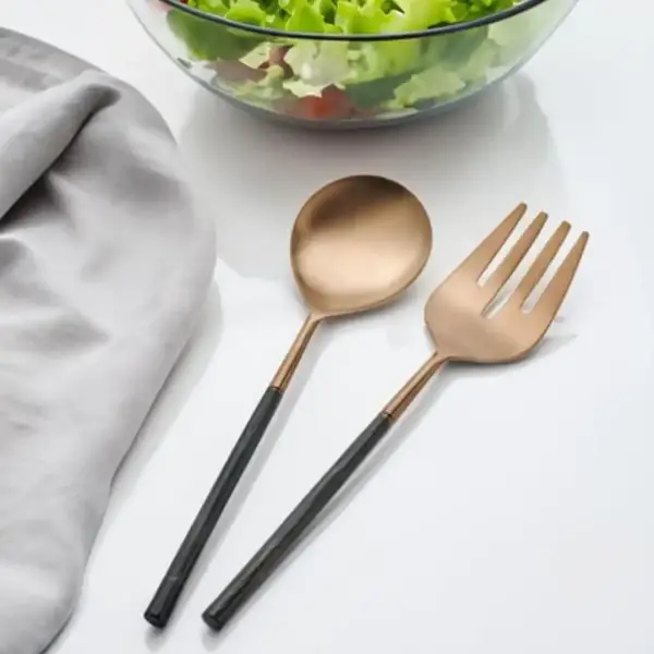 The Mia Dark Salata Servis Takımı 2 Parça (CKB0188) - 1