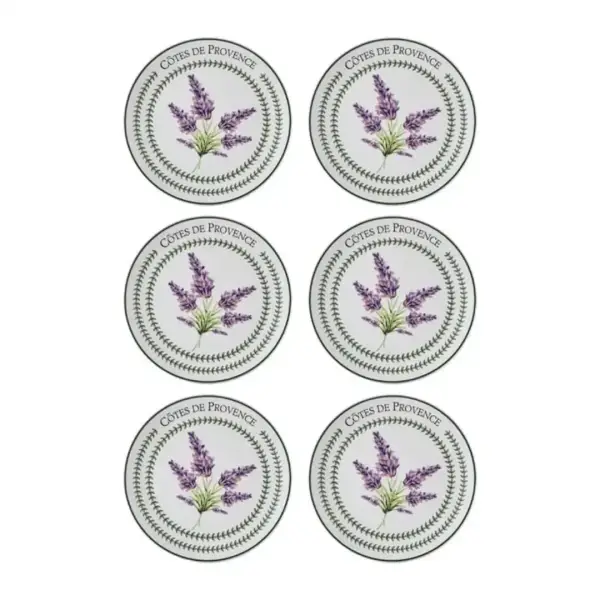 The Mia Provence Lavanta Pasta Tabağı 6lı Set 19 cm (PRC002) - 2