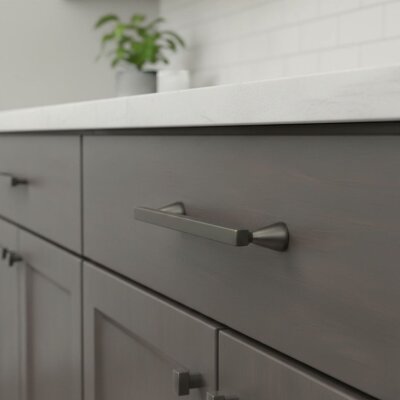 Tomurcuk Mobilya Kulbu Antrasit Renk 128mm (TMC-7050-128-54) - Tomurcuk Porselen