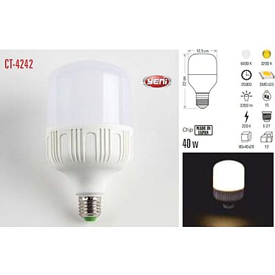 Torch Led Ampul 45W Beyaz (180345-CT-4242) - SESE (1)