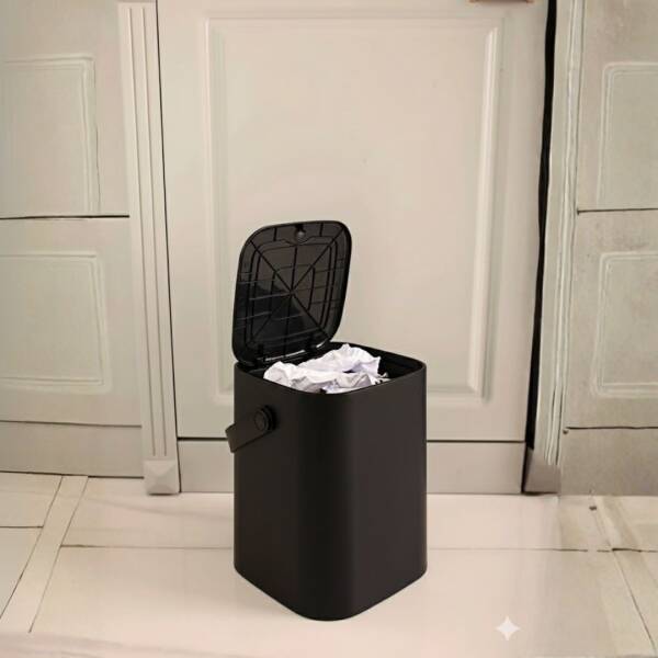 Kosova Sihirli Çöp Kovası 4 Litre Siyah Renk 692 (TPC-0002) - 2