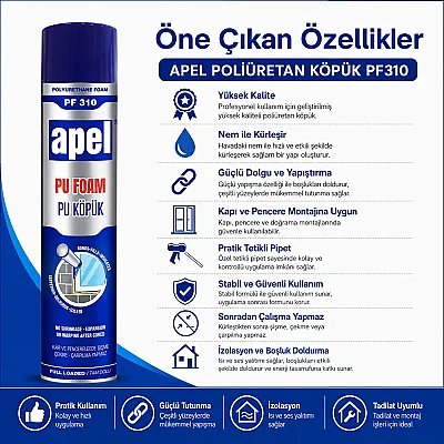 Apel Poliüretan Köpük 750ml/860gr PF310 - 4