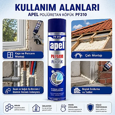 Apel Poliüretan Köpük 750ml/860gr PF310 - 5