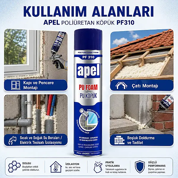 Apel Poliüretan Köpük 750ml/860gr PF310 - 5