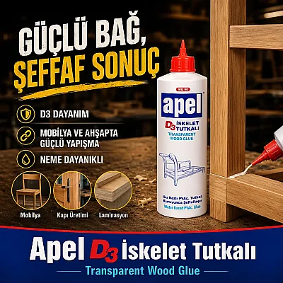 Apel D3 İskelet Tutkalı 700gr WG90 - 6