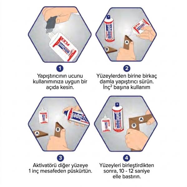 Apel Aktivatör Sprey Hızlı Yapıştırıcı İçin Aktivatör 400ml 1 Adet - 3