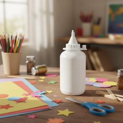 Tutkal Biberonu 500 Gr Beyaz (TUT318) - Sese