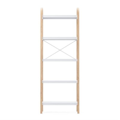 Umbra Bellwood 5 Katlı Raf Elbise Askılığı Beyaz/Doğal 170x61 cm (UM 1016840-668) - 4