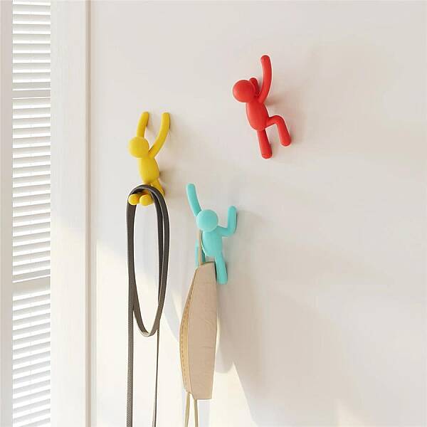 Umbra Buddy Duvar Kancası 3'lü Set Çok Renkli (UM 318165-022) - 3