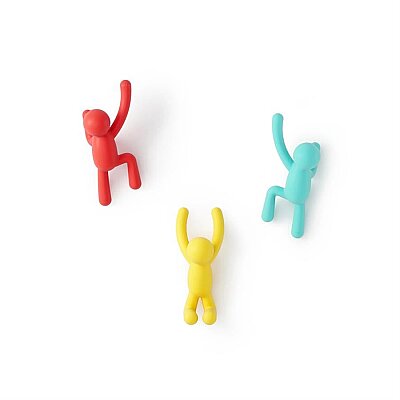 Umbra Buddy Duvar Kancası 3'lü Set Çok Renkli (UM 318165-022) - 4