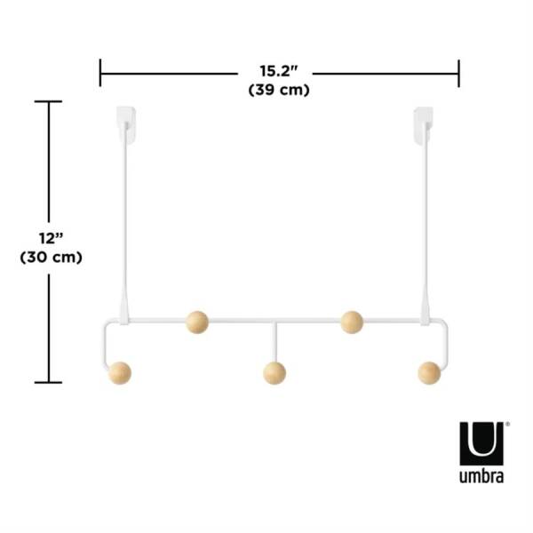 Umbra Estique Beyaz 5 Li Kapı Askısı (UM 1018825-660) - 4