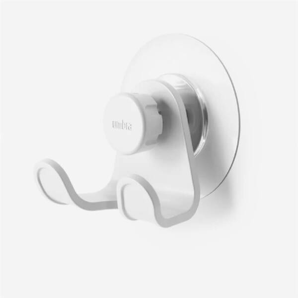 Umbra Flex Yapışkanlı Çift Kanca Beyaz Renk (UM 1021302-660) - 2