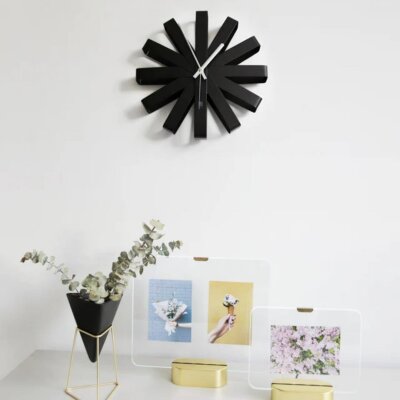 Umbra Kurdele Duvar Saati Siyah Çap: 31 cm (UM 118070-040) - 5