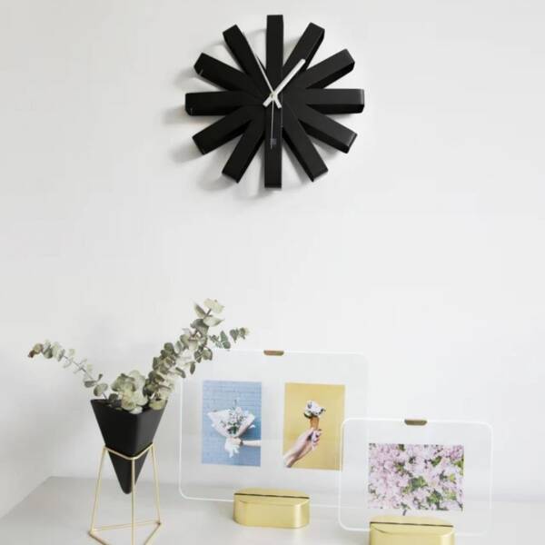 Umbra Kurdele Duvar Saati Siyah Çap: 31 cm (UM 118070-040) - 5