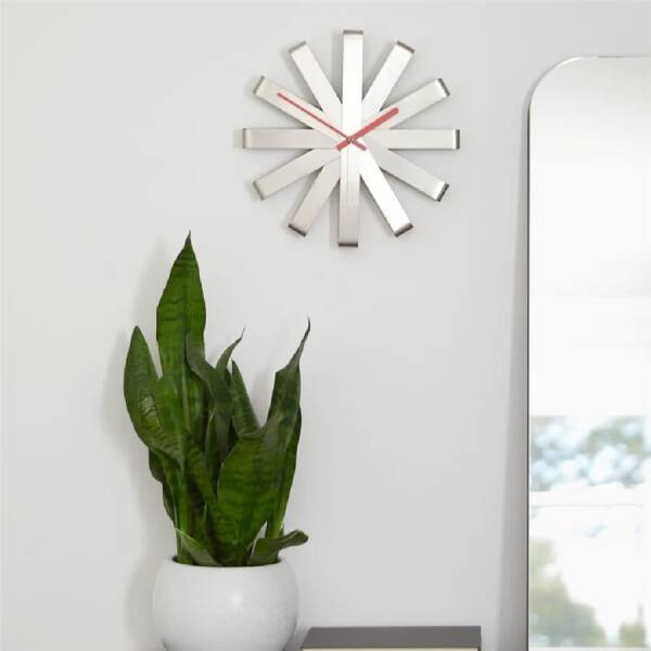 Umbra Şerit Duvar Saati Paslanmaz Çelik (UM 118070-590) - 1