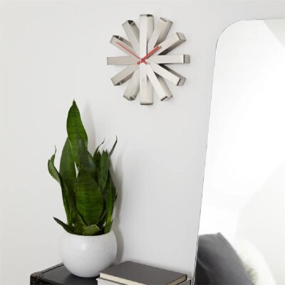 Umbra Şerit Duvar Saati Paslanmaz Çelik (UM 118070-590) - 3