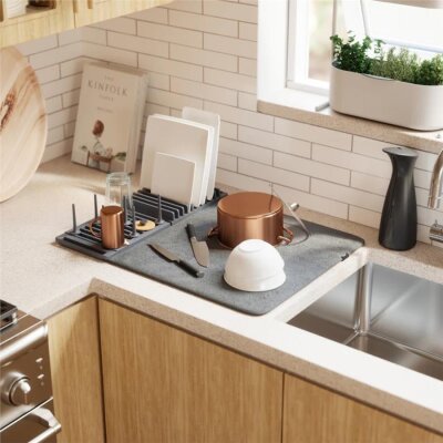 Umbra Udry Gri Bulaşık Kurutmalık (UM 1018697-149) - Umbra