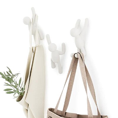Umbra Umbra Buddy Duvar Kancaları Beyaz (UM 318165-660) - Umbra