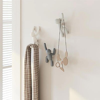 Umbra Umbra Buddy Duvar Kancaları Beyaz/Gri/Antrasit (UM 318165-023) - 3