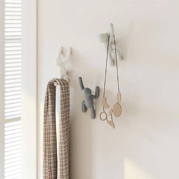 Umbra Umbra Buddy Duvar Kancaları Beyaz/Gri/Antrasit (UM 318165-023) - 3