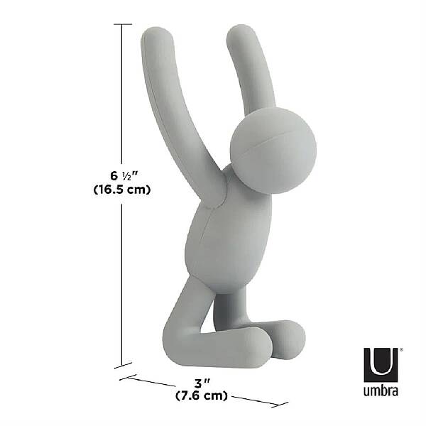 Umbra Umbra Buddy Duvar Kancaları Beyaz/Gri/Antrasit (UM 318165-023) - 2