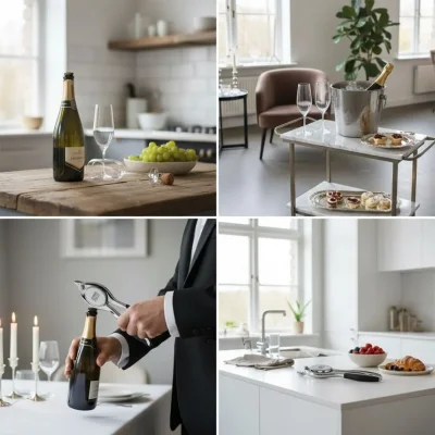 Vacu Vin Şampanya Şişe Açacağı Gümüş Kutulu (68625606) - 3