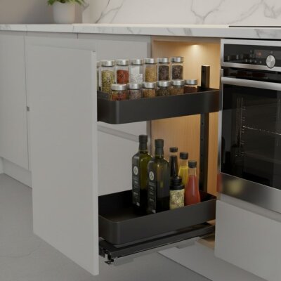 Vauth Sagel Sub Larder Planero Tezgah Altı Kiler 450mm Lava Antrasit Renk (90007964-SET) - Vauth Sagel