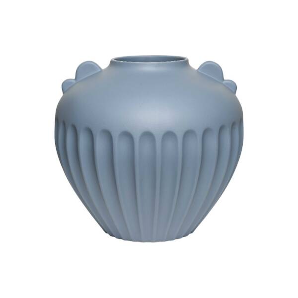 Vitale Antıque Mavi Vazo Kısa 27*27*24 Cm(AK.JL0057) - 1