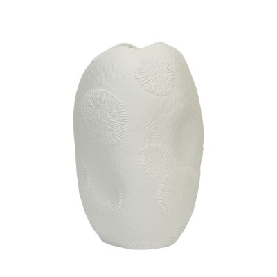 Vitale Beyaz Fosil Vazo (AK.JM00019) - 