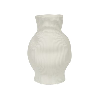 Vitale Beyaz Kısa Vazo (AK.JM00010) - 