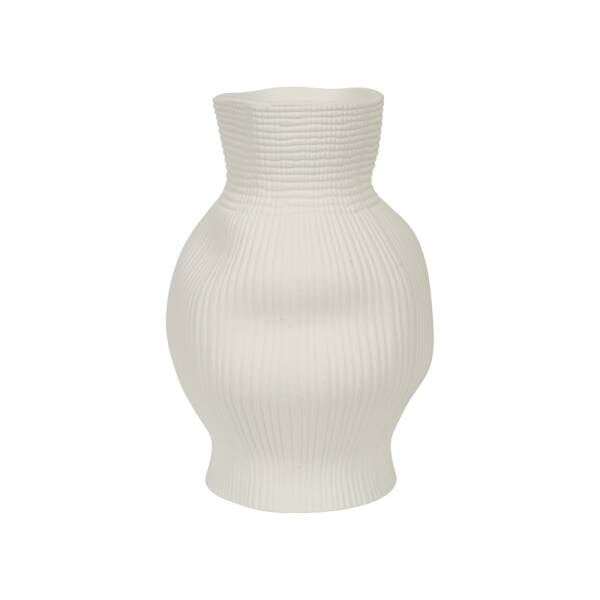 Vitale Beyaz Kısa Vazo (AK.JM00010) - 1