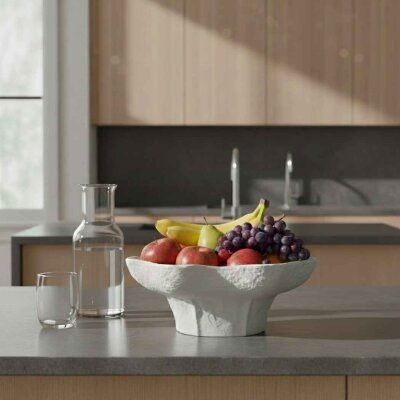 Vitale Beyaz Mantar Meyvelik 36*36*14 Cm (AK.JM00006) - Vitale