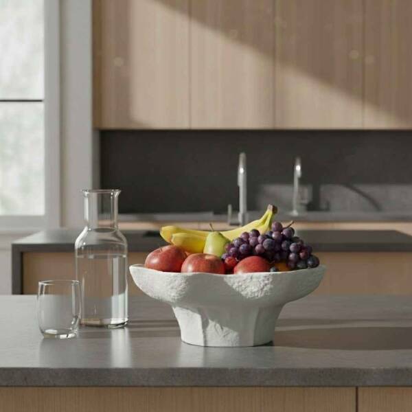 Vitale Beyaz Mantar Meyvelik 36*36*14 Cm (AK.JM00006) - 1