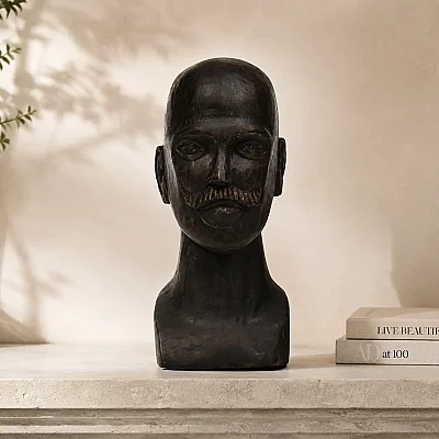 Vitale Bıyıklı Büst Dekor (AK.IT0119) - 3