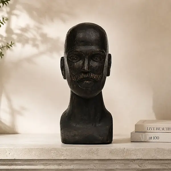 Vitale Bıyıklı Büst Dekor (AK.IT0119) - 3