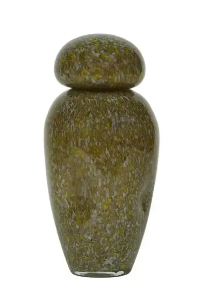 Vitale Bologna Çimen Kapaklı Vazo 12*12*25 cm(AK.KI0012) - 1