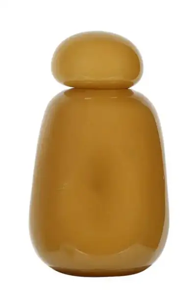 Vitale Bologna Karamel Kapaklı Vazo 14*14*25 cm(AK.KI0013) - 1