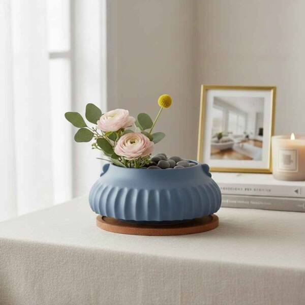 Vitale Bowl Mavi Vazo 33*33*10 Cm (AK.JL0045) - 1