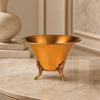 Vitale Bronz Lale Şekerlik Büyük 20 Cm (AK.IR0340) - 1