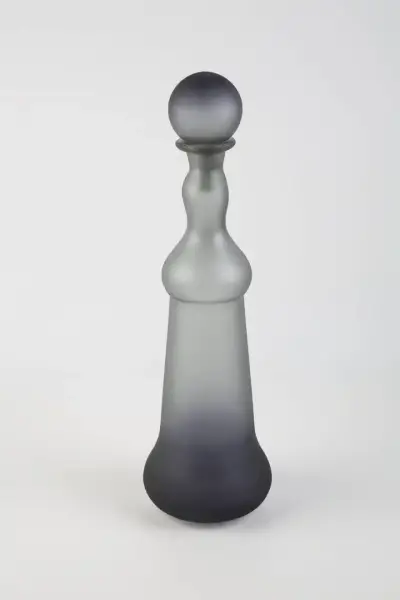 Vitale Cam Gri Şişe 14*14*46 cm(AK.KV0606) - 1