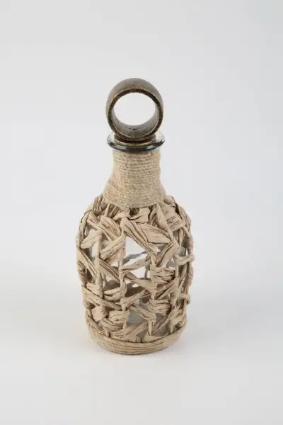 Vitale Cam Halat Şişe 11*11*30 cm(AK.KV0611) - 1