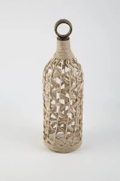 Vitale Cam Halat Şişe 14*14*48 cm(AK.KV0609) - 1