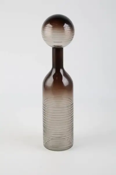 Vitale Cam Kahve Karaf 10*10*42 cm(AK.KV0599) - 1